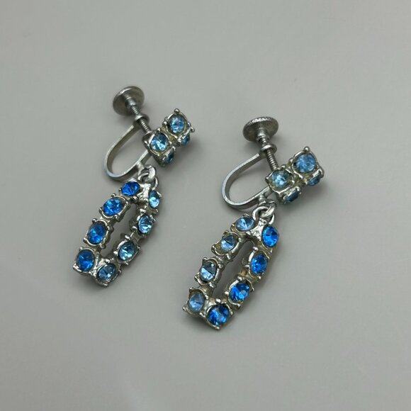 Vintage West Germany Jewelry Lot, 5 Clip-on Earrings - Picture 7 of 12